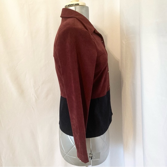 R & K Petite Color Block Jacket 8P - Picture 4 of 5